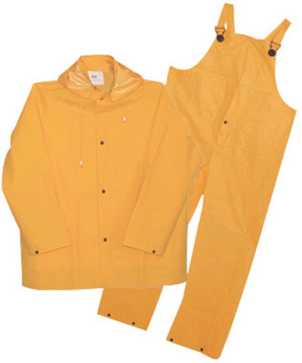 Boss Yellow PVC-Coated Polyester Rain Suit XL - Total Qty: 1 Hot on Sale