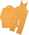 Boss Yellow PVC-Coated Polyester Rain Suit XL - Total Qty: 1 Hot on Sale