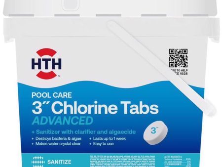 HTH Pool Care Tablet Chlorinating Chemicals 25 lb For Cheap