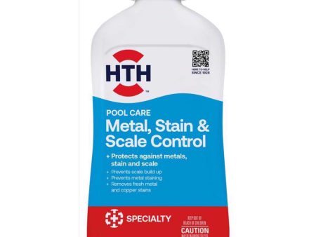 HTH Pool Care Liquid Metal & Stain Control 32 oz Online Sale