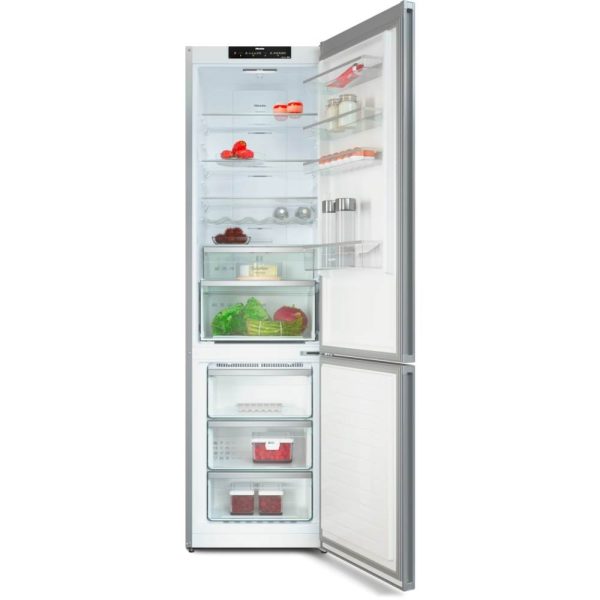 326L No Frost Freestanding Fridge Freezer, 70 30, Stainless Steel - Miele KFN 4391 ED Online