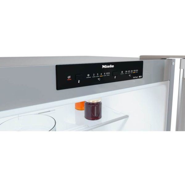 326L No Frost Freestanding Fridge Freezer, 70 30, Stainless Steel - Miele KFN 4391 ED Online