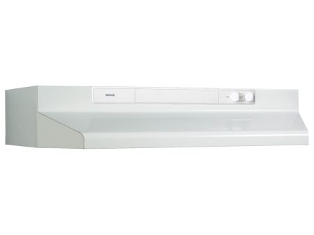 **DISCONTINUED** Broan® 30-Inch Convertible Under-Cabinet Range Hood, 220 CFM, White Online now